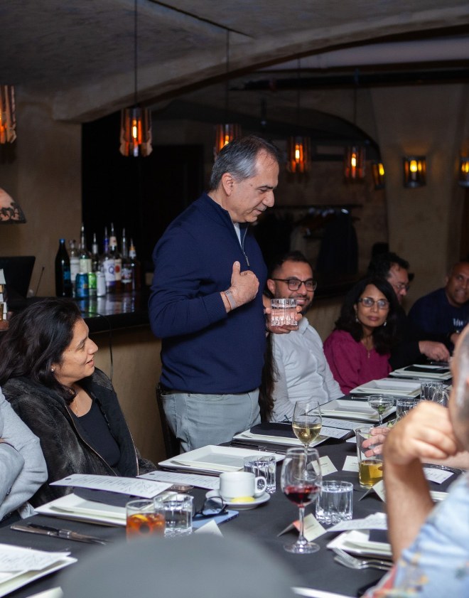 A Club Founder speaking at a Country.Club dinner