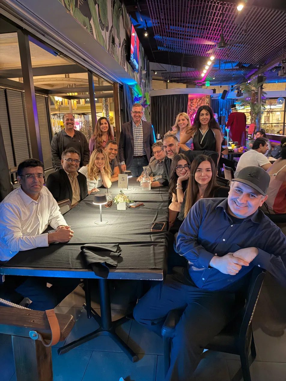 Club #1 dinner at Santana Row